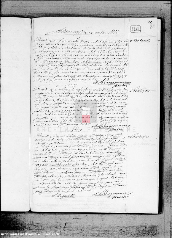 image.from.unit.number "Księga Duplikat do zapisywania aktów urodzenia, małżeństw i zejścia z Filiału Ewangelicko-Augsburgskiego w mieście Sereje za rok 1862"