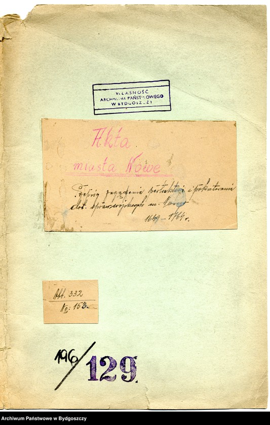 image.from.unit.number "[Przepisy zarządzenia, pertraktacje i pokwitowania dot. spraw wojskowych miasta Nowego]"