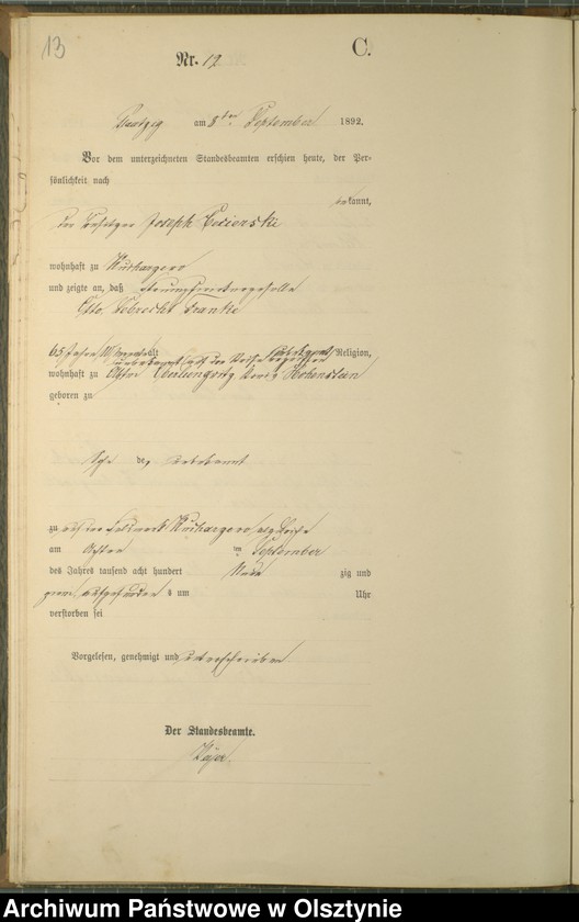 image.from.unit.number "Sterbe-Haupt-Register Nr 1 - 30"