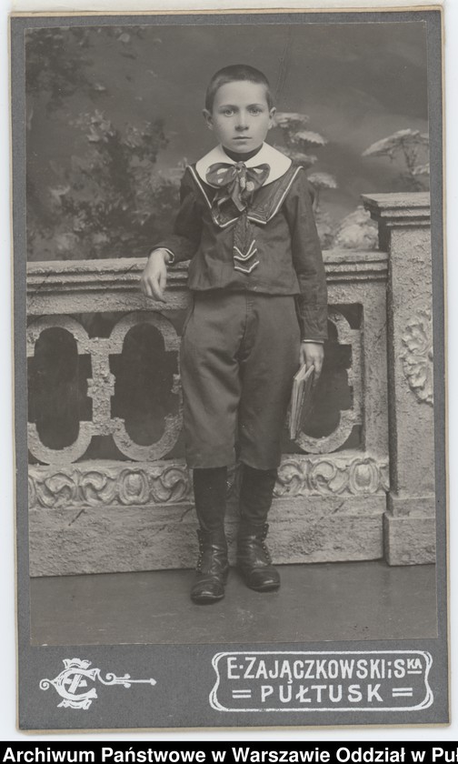 Obraz 90 z kolekcji "Chłopcy w niebieskich mundurkach... - uczniowie pułtuskiego Gimnazjum z okresu I wojny światowej"