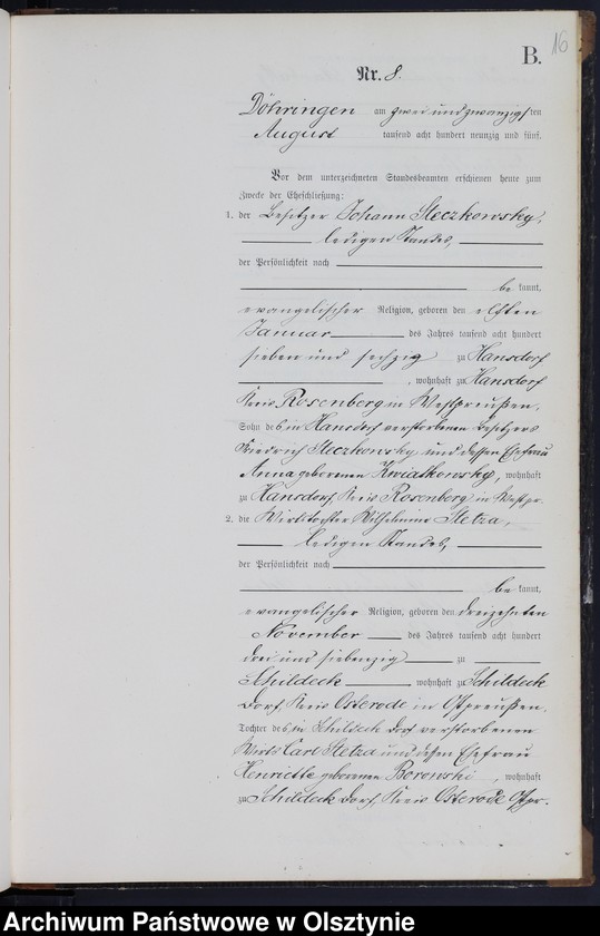 image.from.unit.number "Heiraths-Neben-Register Nr 1 - 22"