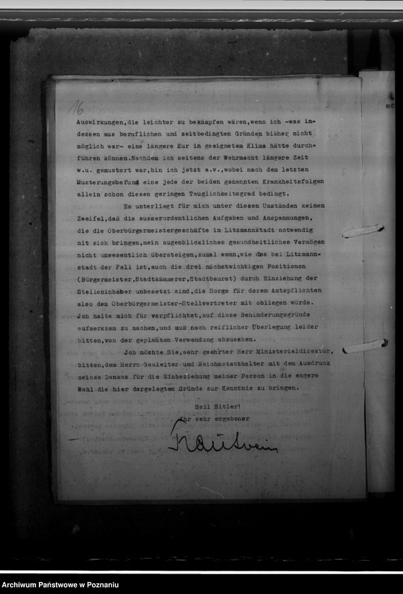 Obraz 20 z jednostki "Dr. Trautwein - Bügermeister und Kämmerer in Posen"