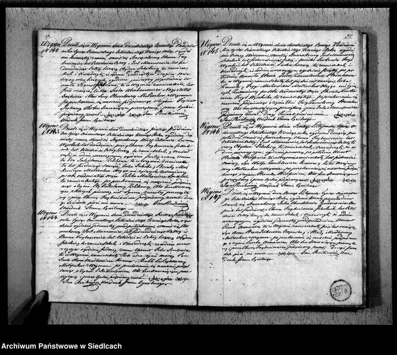 Obraz 18 z jednostki "Akta urodzeń, małżeństw, zgonów"