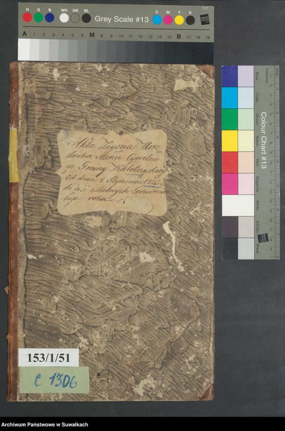 image.from.unit.number "Akta Zeyscia Urzędnika Stanu Cywilnego Gminy Kaletnickiey, od dnia 1-go Stycznia 1825 r. do dni ostatnich Grudnia tegoż Roku."