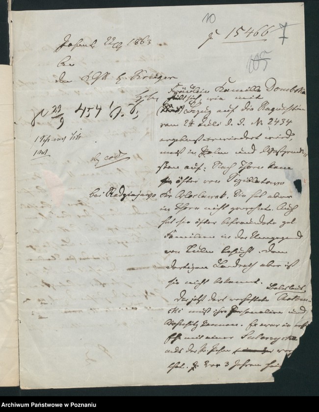 Obraz 15 z jednostki "A. betr. Fräulein Kamilla Dąbska"