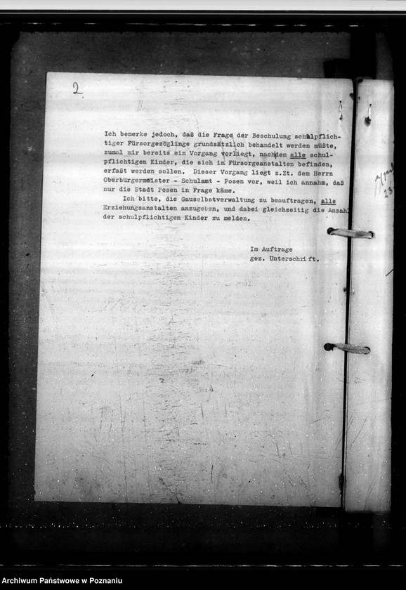 Obraz 6 z jednostki "Beschulung von Kindern in Erziehungsanstalten. Beschulung blinder und taubstummer Kinder."