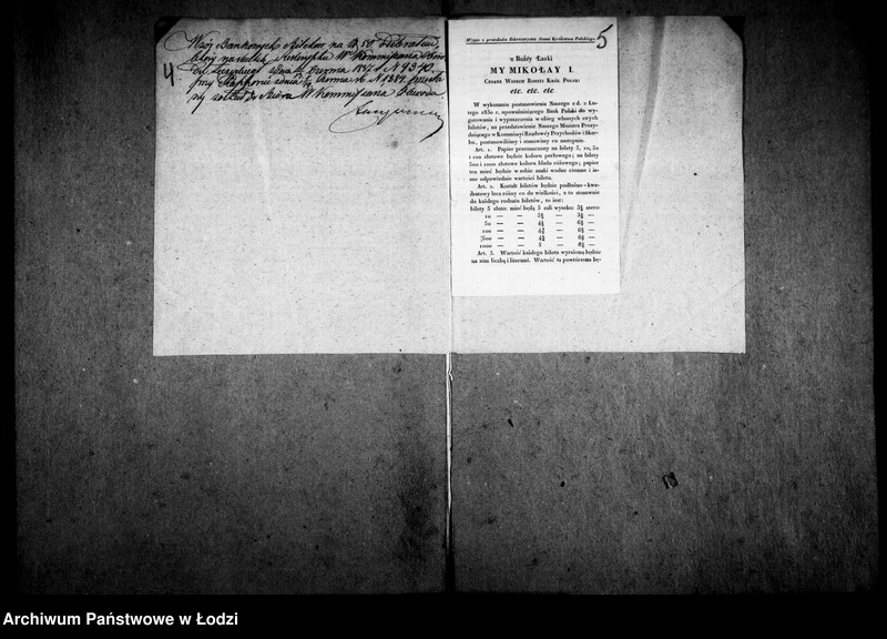 Obraz 8 z jednostki "Akta tyczące się monet"