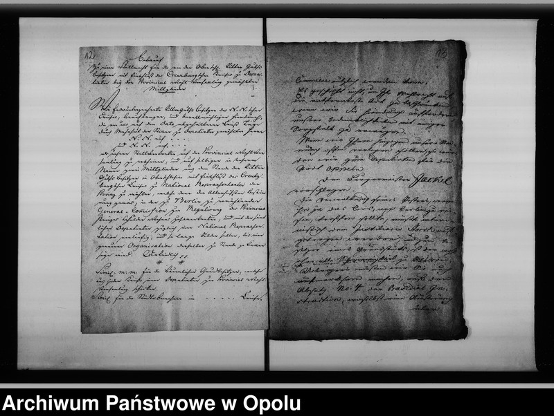 Obraz 12 z jednostki "Acta des Magistrats zu Oppeln betr[effend] die Wahl eines Deputirten zur Provinzial Kriegs Schulden Regulirungs Commission Vol. I de anno 1812"