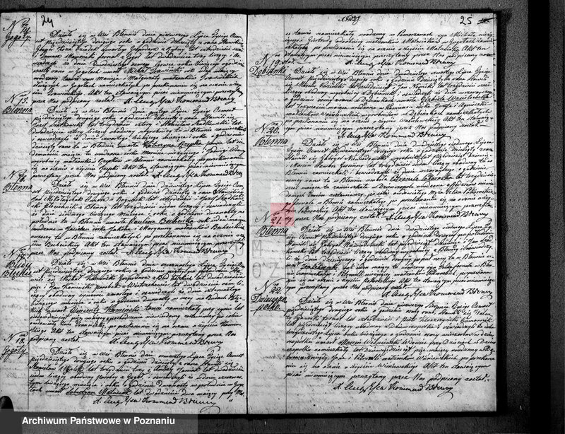 Obraz 15 z jednostki "Duplikat urodzonych, zaślubionych i zgonów"