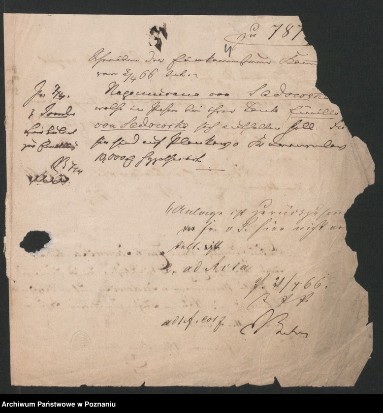 Obraz 8 z jednostki "A. betr. Familie von Sadowski"