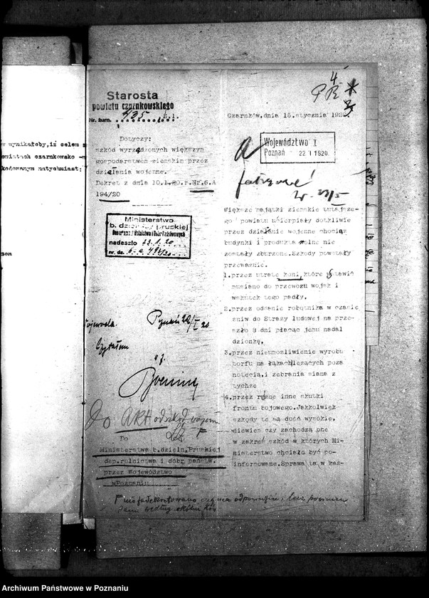 Obraz 8 z jednostki "Sprawy szczegółowo-administracyjne Szkody wojenne p. Chodzież i Czarnków"