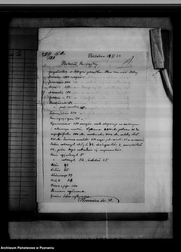 Obraz 5 z jednostki "Rewizje majątku państwowego Podstolice"