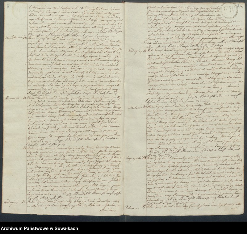 image.from.unit.number "Akta zeszłych gminy puńskiey od dnia 1 stycznia do ostatniego grudnia 1824 roku"