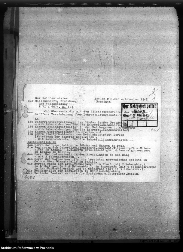 Obraz 5 z jednostki "Zusammenarbeit von Schule und Hitlerjugend. Lehrerbildungsanstalten. Verschulung aus dem Landjahr"