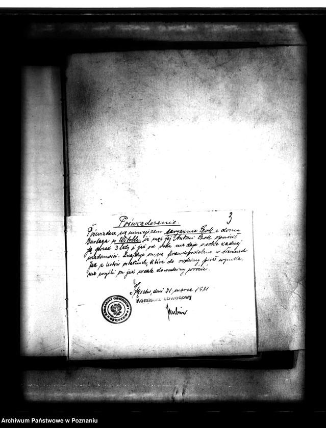 Obraz 7 z jednostki "Parcelacja majątku Witobel powiatu poznańskiego działka nr 12/26. Marianna Czok"