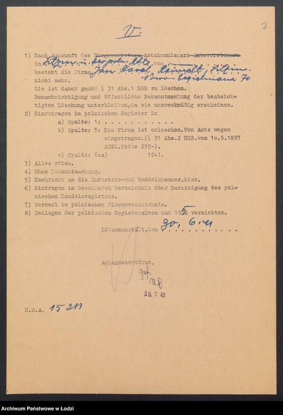 Obraz 9 z jednostki "Jan Karol Reimelt – zakład murarski"