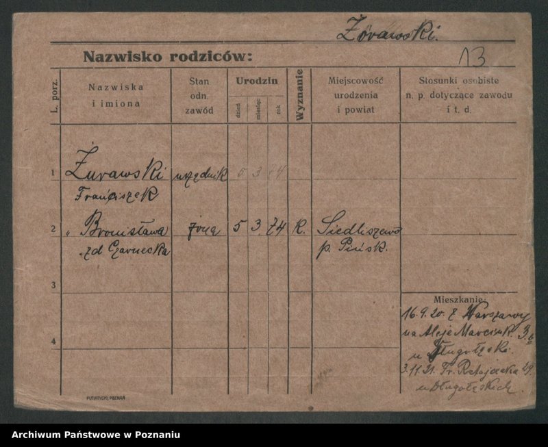 Obraz 15 z jednostki "Żurawski - Zwierzchlewski"