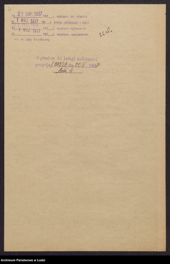 Obraz 6 z jednostki "Abram Jakub Perlberg- tkalnia i skręcalnia zarobkowa"