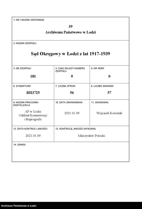 Obraz 1 z jednostki "Hern Wieluński i Szlama Sztrasburg- sprzedaż garderoby"