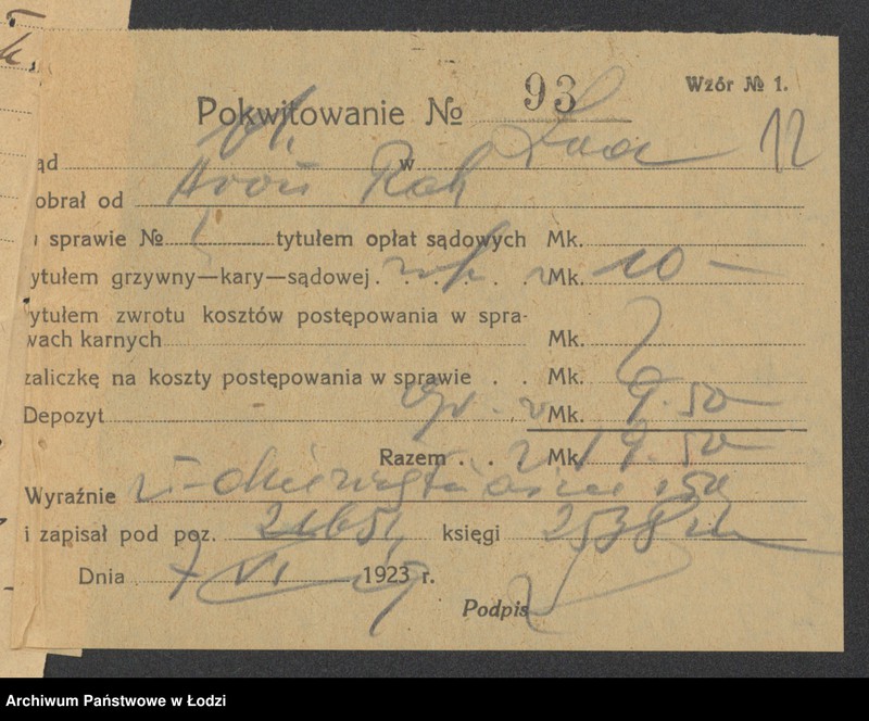 Obraz 14 z jednostki "Aron Rak- sprzedaż cukierków, czekolady i towarów kolonialnych"