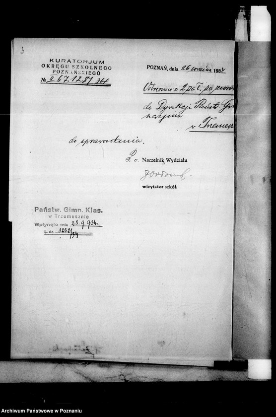 Obraz 6 z jednostki "Państwowe Gimnazjum Klasyczne- Trzemeszno"