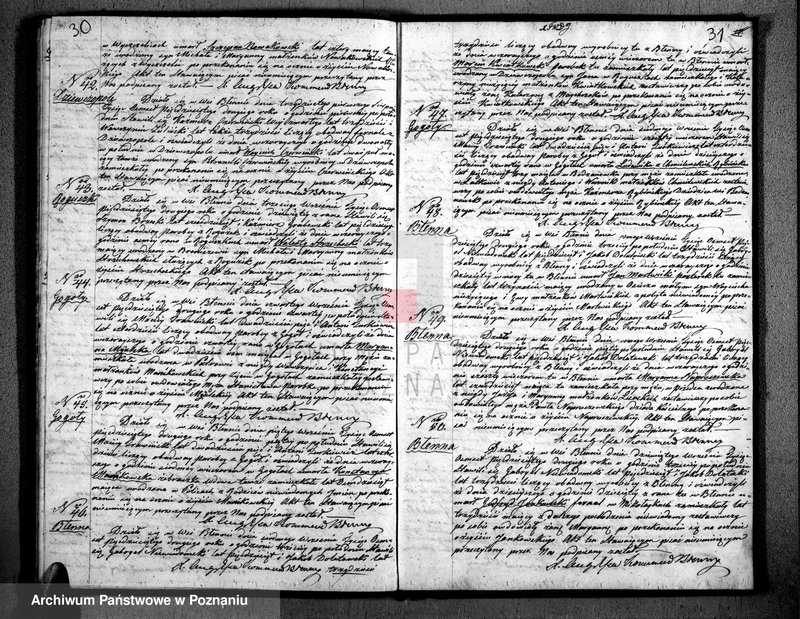 Obraz 18 z jednostki "Duplikat urodzonych, zaślubionych i zgonów"