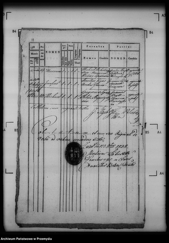 Obraz 15 z jednostki "[Kopie ksiąg metrykalnych parafii Siebieczów z filiami Leszczaków, Piwowszczyzna, Rusin, Wierzbiąż (dekanat Bełz)]"