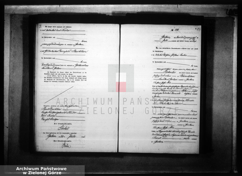 Obraz 19 z jednostki "Heirats-Neben-Register, Band II von No 170 bis No 297"