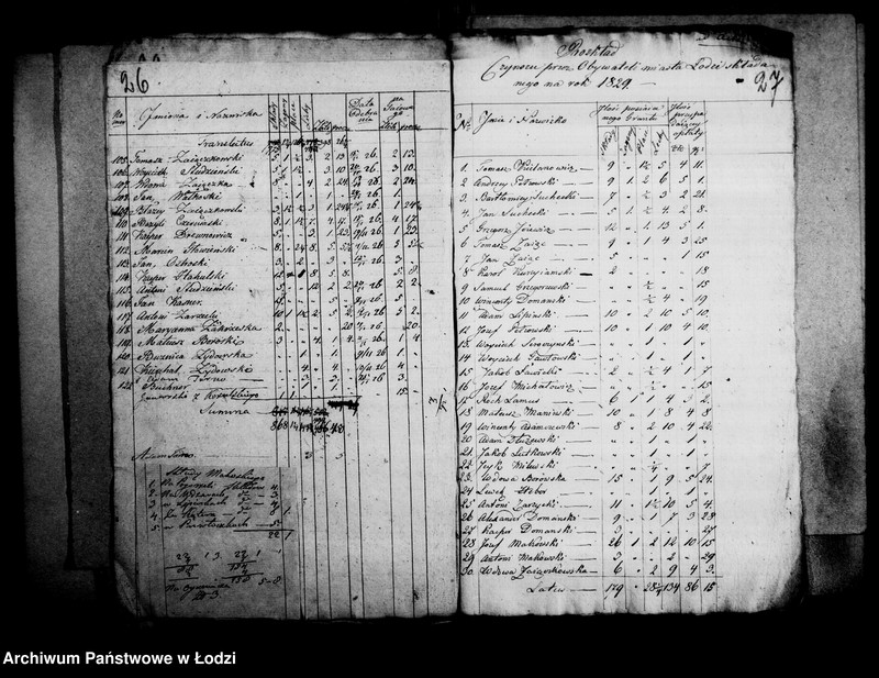 Obraz 20 z jednostki "Akta pobierania czynszu od obywateli miasta"