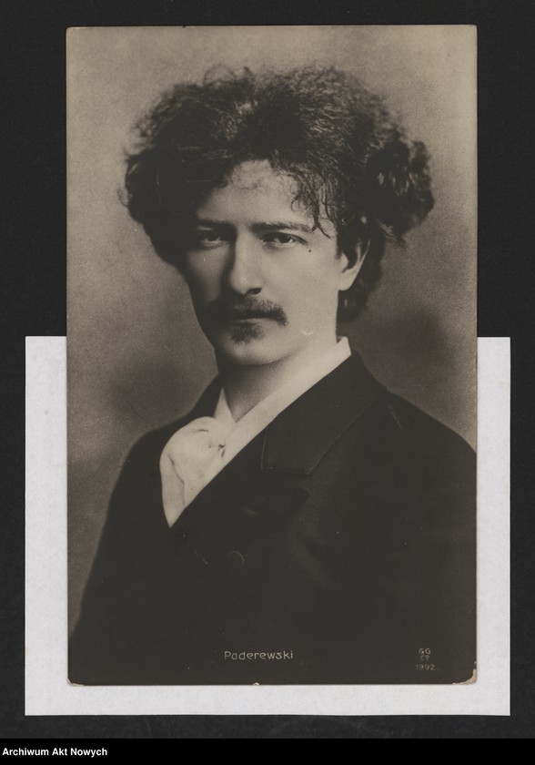 image.from.unit.number "I. J. Paderewski w latach 1892-1930. Fotografie wykonane w formacie kart pocztowych"