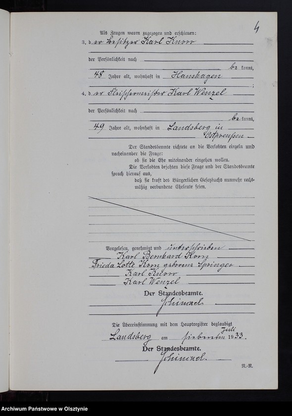 image.from.unit.number "Heiraths-Neben-Register Nr 1 - 4 [ Księga małżeństw - wtóropis ]"