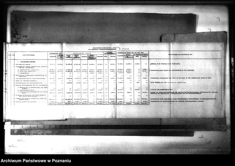 Obraz 9 z jednostki "Haushaltspläne der Posenschen Feuer- und Lebensversicherung"