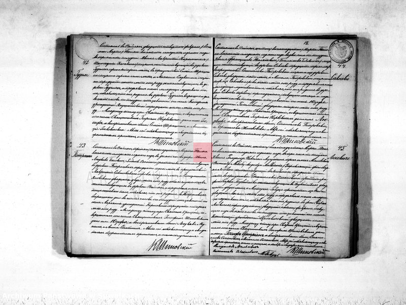 image.from.unit.number "Duplikat aktov rodivšichsja, umeršich i brakosočetavšichsja vejsejskogo rimsko-katoličeskogo prichoda na 1877 god"