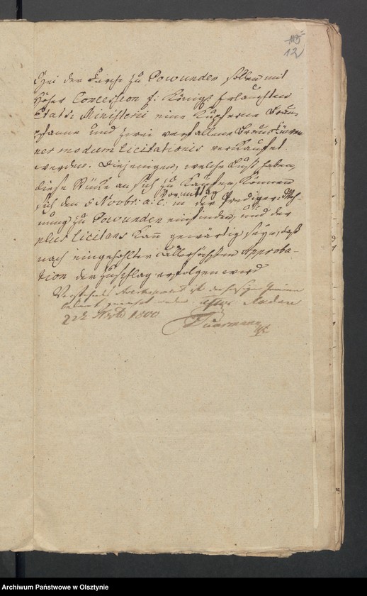 image.from.unit.number "Den Verkauf einer Brau Pfanne und zweier Brau Küwen bei der Kirche in Powanden"