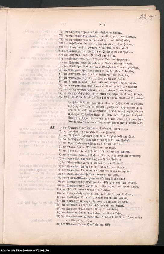 Obraz 16 z jednostki "Anklage - Schrift im Polenprozess 1864"