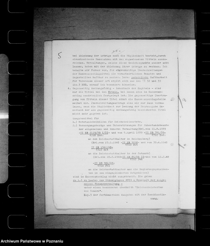 Obraz 9 z jednostki "Fundusze- Landrätliche Verwaltung"