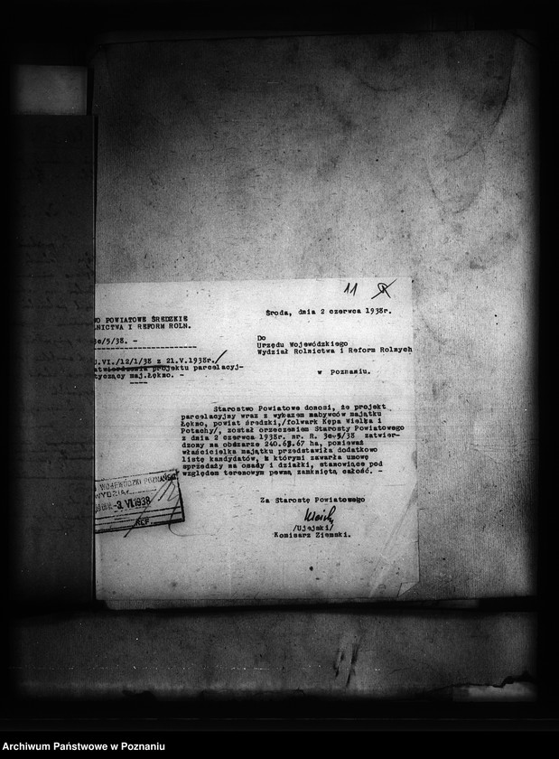 Obraz 15 z jednostki "Majątek Strzeszyn powiatu poznańskiego przymusowy wykup"