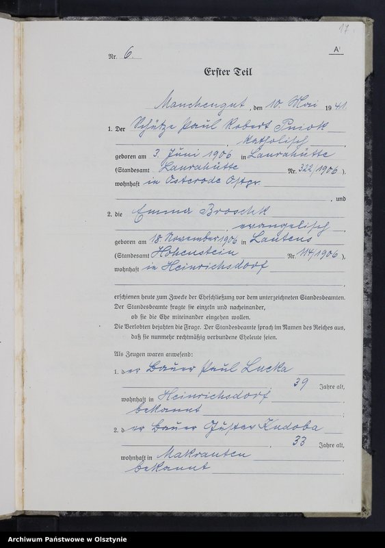 image.from.unit.number "Familienbuch/Zweitbuch/Nr 1 - 22"