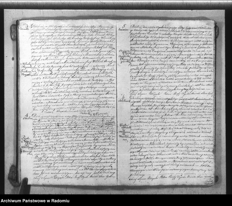 image.from.unit.number "Książka Duplikat Akt Cywilno - Religijnych Parafij Wysoka w okręgu Szydłowieckim Powiecie Opoczyńskim Gubernij Sandomierskiey na rok 1843 sporządzony"