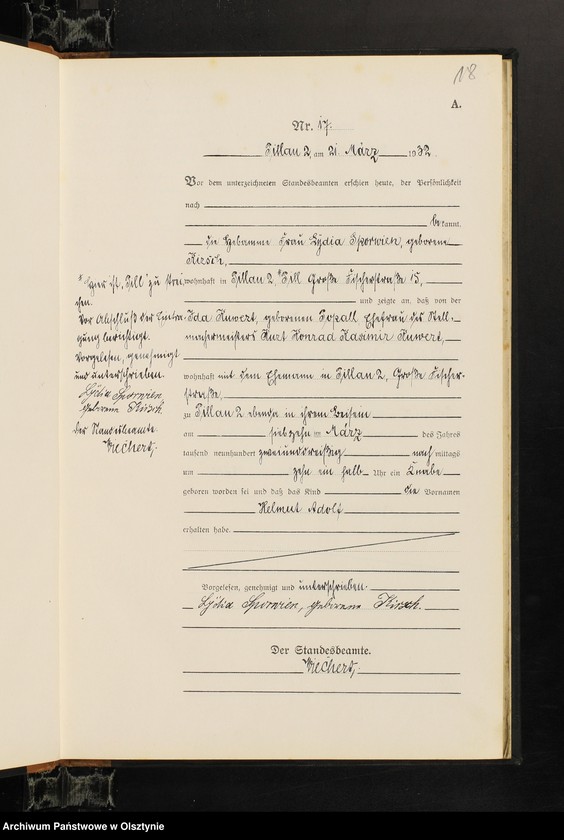 image.from.unit.number "Geburts-Haupt-Register Nr 1 - 71 i 1 - 66"