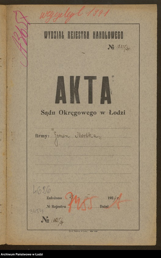 Obraz 2 z jednostki "Gerszon Mordka- sprzedaż manufaktury"