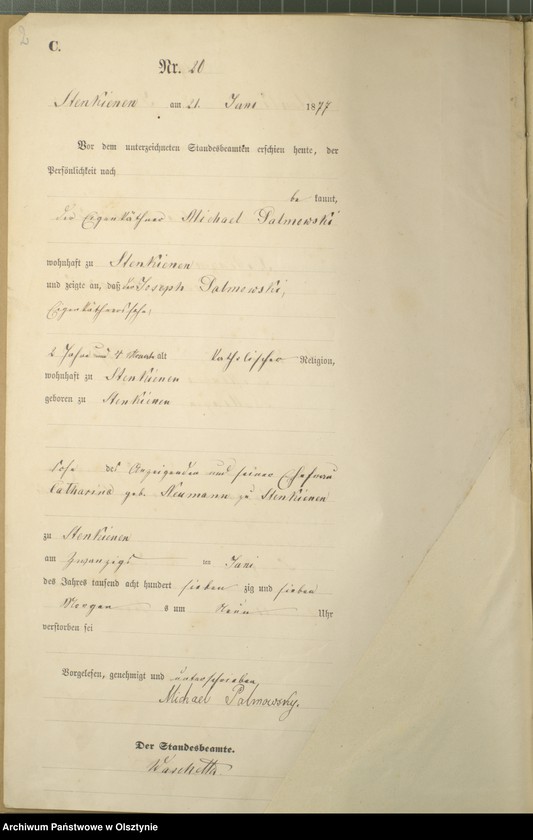 image.from.unit.number "Sterbe-Haupt-Register Nr 19 - 52,65 - 68,71 - 76"