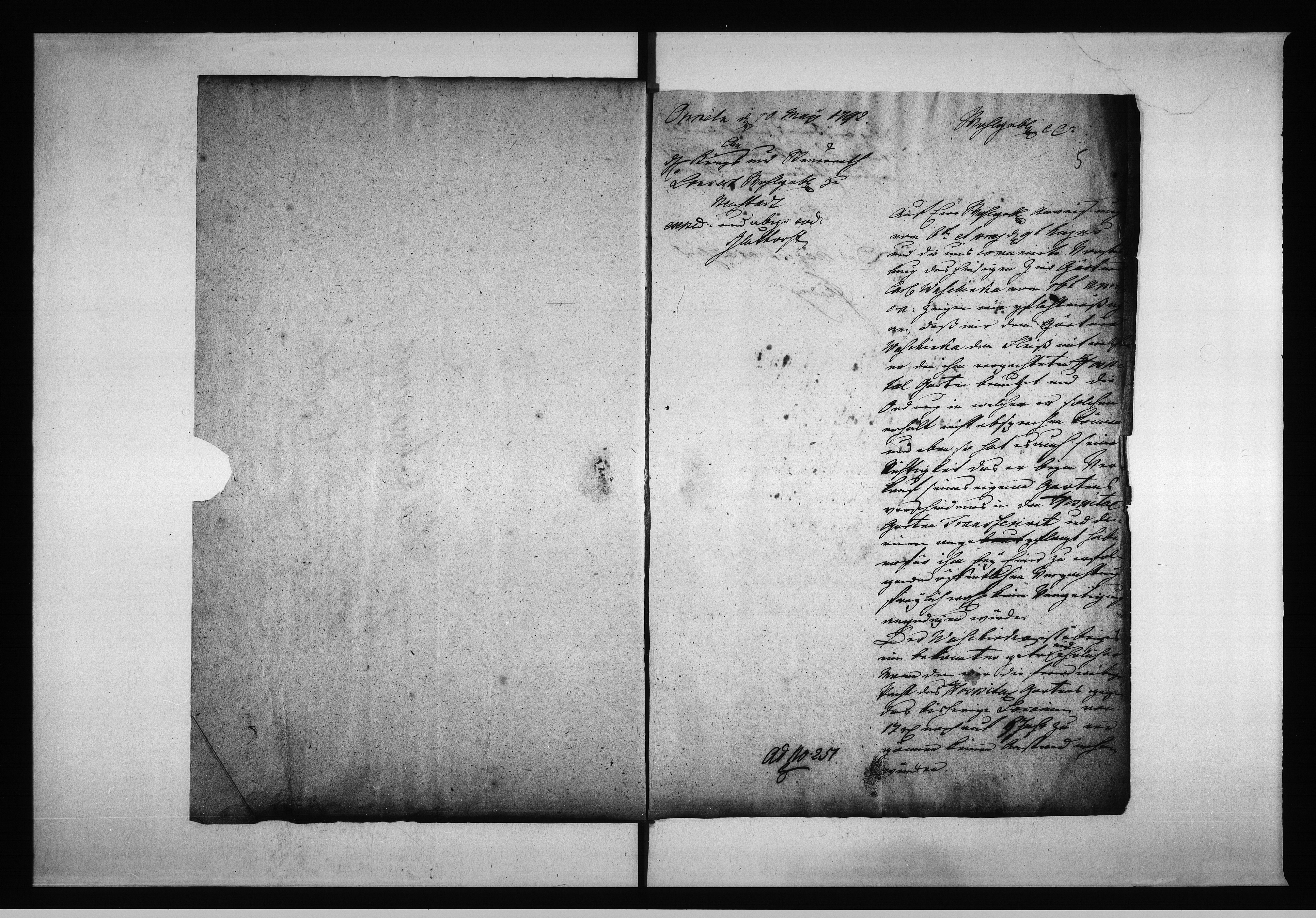 Obraz 9 z jednostki "Acta die Verpachtung derer Städtischen und Hospital Acker=Stücken betreffend. Vom 1792 bis März 1798 und von 1798 bis 1804 [...] Vol. III"