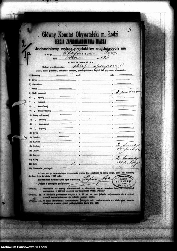 Obraz 6 z jednostki "Jednodniowy spis żywności"