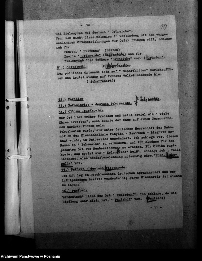 Obraz 14 z jednostki "Ortsnamenänderung - Kreis Rawitsch (Rawicz)"