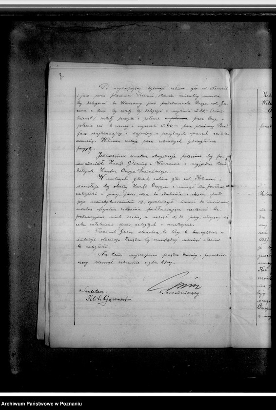 Obraz 12 z jednostki "Protokoły zebrań Zarządu Okręgu Poznańskiego"