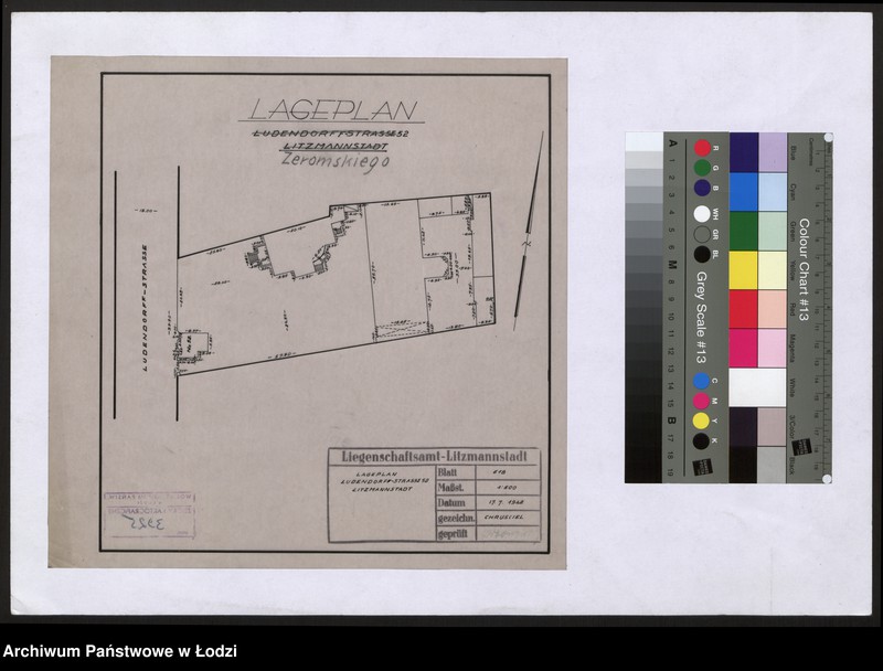 Obraz 1 z jednostki "Lagenpaln Ludendorff-Strasse 52 Litzmannstadt"