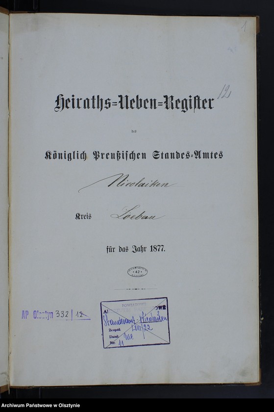 image.from.unit.number "Heiraths-Neben-Register Nr 1 - 11"