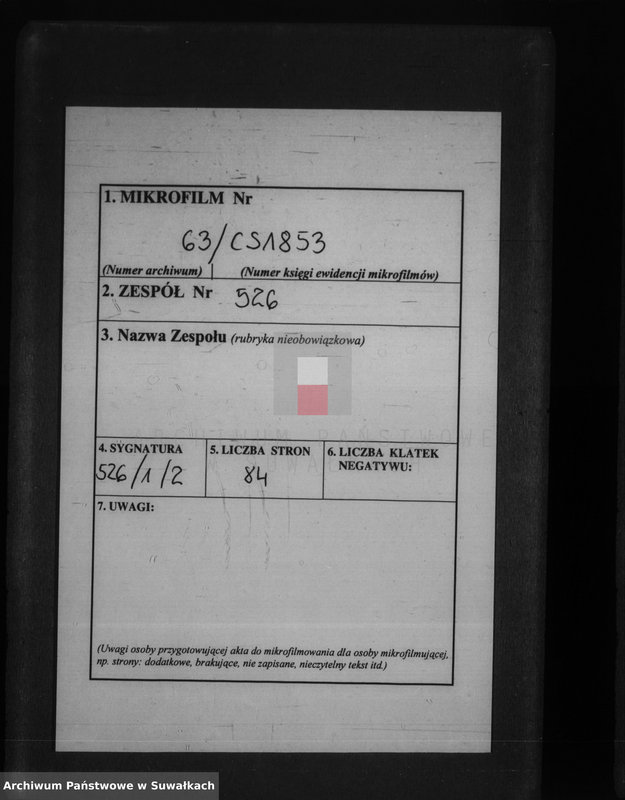 Obraz 2 z jednostki "Akta zejścia Bargłów"