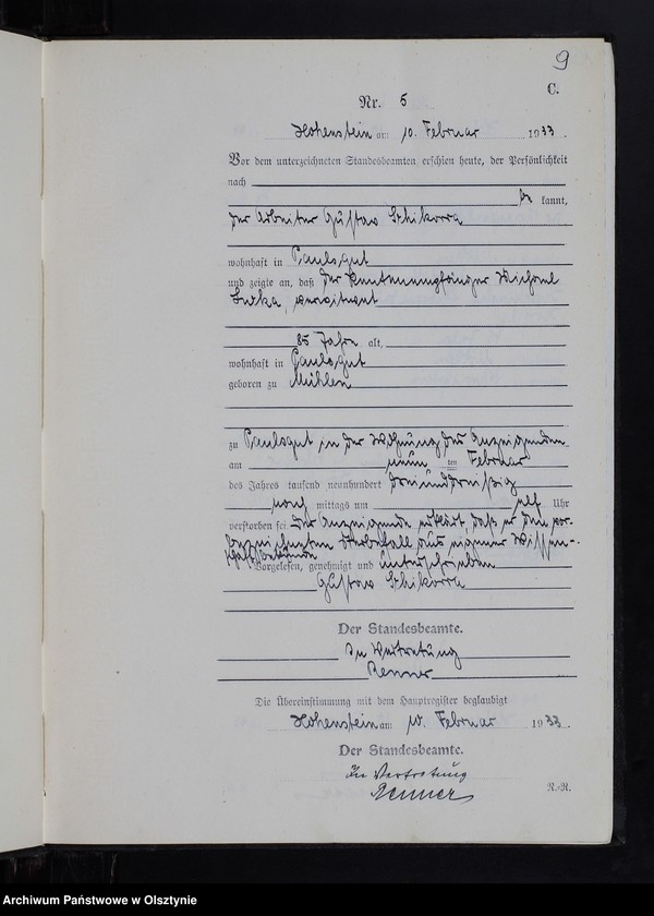 image.from.unit.number "Sterbe-Neben-Register Nr 1 - 84"